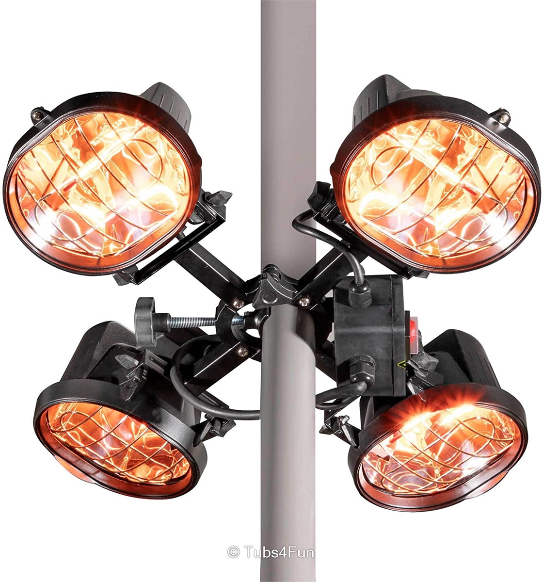 Gazebo Outdoor Electric Heater Hot Tub and Hot Tub Cinema Hire in